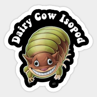 Dairy Cow Isopod Sticker